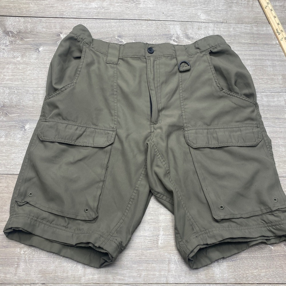Boy Scouts of America Shorts Uniform Switchbacks Mens M Green Polyester Cargo‎